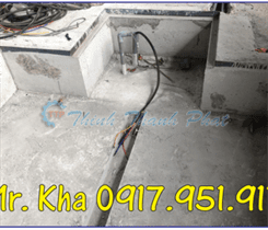 THI CÔNG HỐ ÂM BÀN NÂNG THỦY LỰC