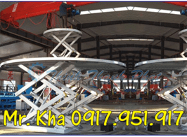 BÀN NÂNG XOAY THỦY LỰC