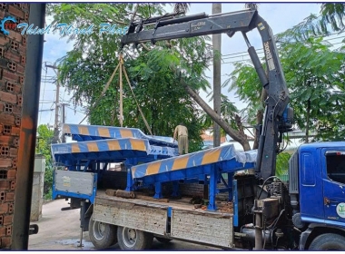 CẦU XE NÂNG CHO KHO, XƯỞNG NHỎ HẸP