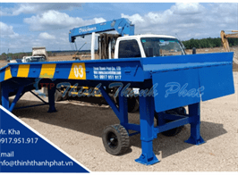 Cầu xe nâng bánh cao su lớn