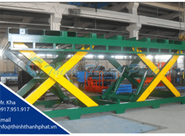 Bàn nâng thủy lực kép - Double scissor lift table