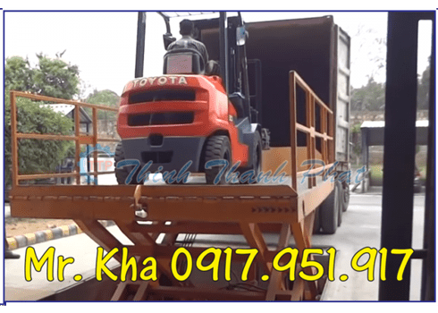 BÀN NÂNG HỖ TRỢ XE NÂNG ĐÓNG, RÚT HÀNG 