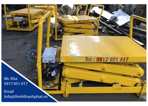 Bàn nâng hàng thủy lực 800KG