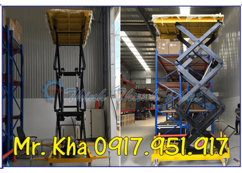 Bàn nâng thủy lực di động 1000KG