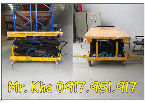 Bàn nâng thủy lực di động 1000KG