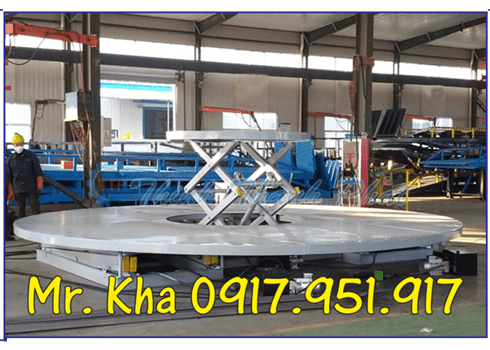 BÀN NÂNG XOAY THỦY LỰC