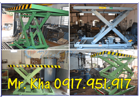 Bàn nâng thủy lực mẫu 1000Kg