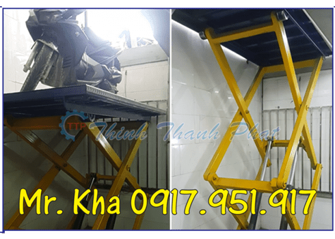 BÀN NÂNG HẠ XE MÁY THỦY LỰC
