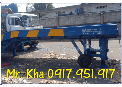 CẦU DẪN XE NÂNG HÀNG LÊN CONTAINER