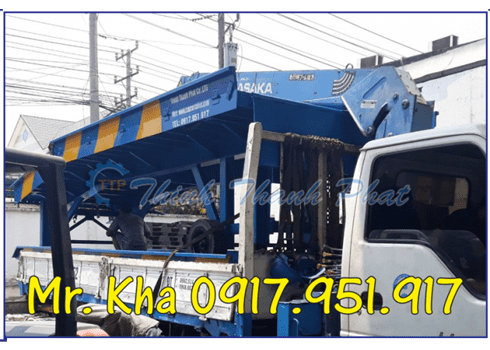 CẦU DẪN XE NÂNG HÀNG LÊN CONTAINER