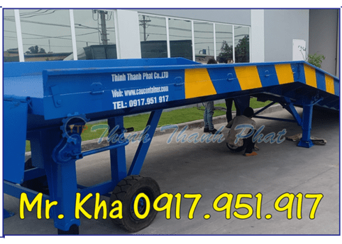 Cầu xe nâng - Cầu lên container