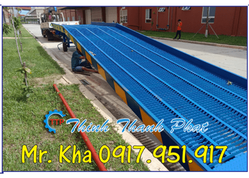 Cầu xe nâng thép lưới Grating