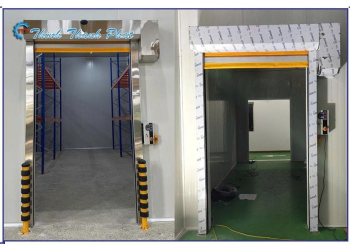 CỬA CUỐN NHANH MÀN NHỰA PVC CÔNG NGHIỆP