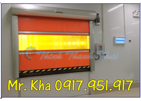 CỬA CUỐN NHANH PVC PHÒNG SẠCH