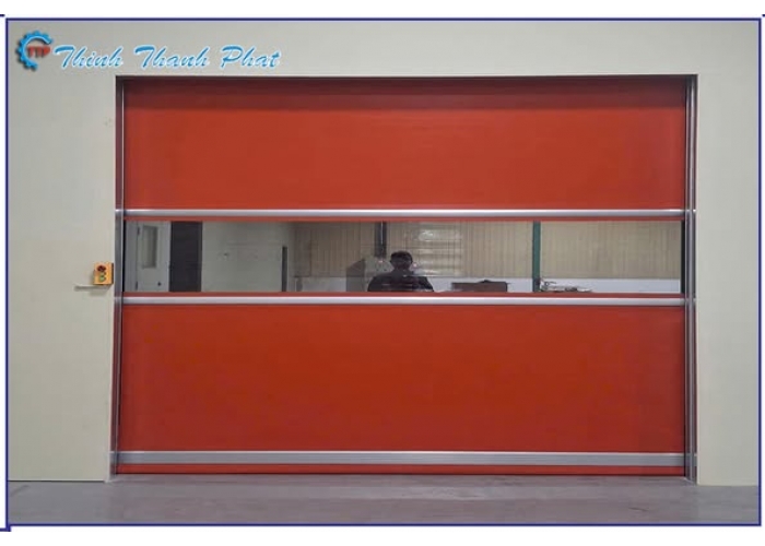 CỬA CUỐN NHANH MÀU CAM