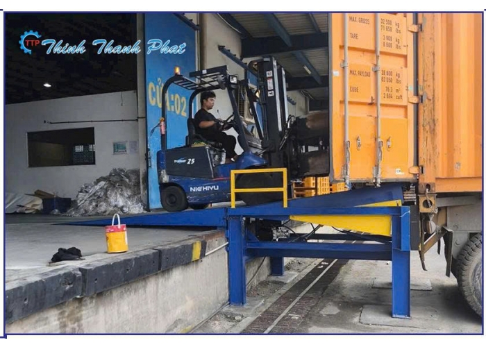 SÀN NÂNG THỦY LỰC KHÔNG HỒ DOCK ( FREE STANDING DOCK LEVELER)
